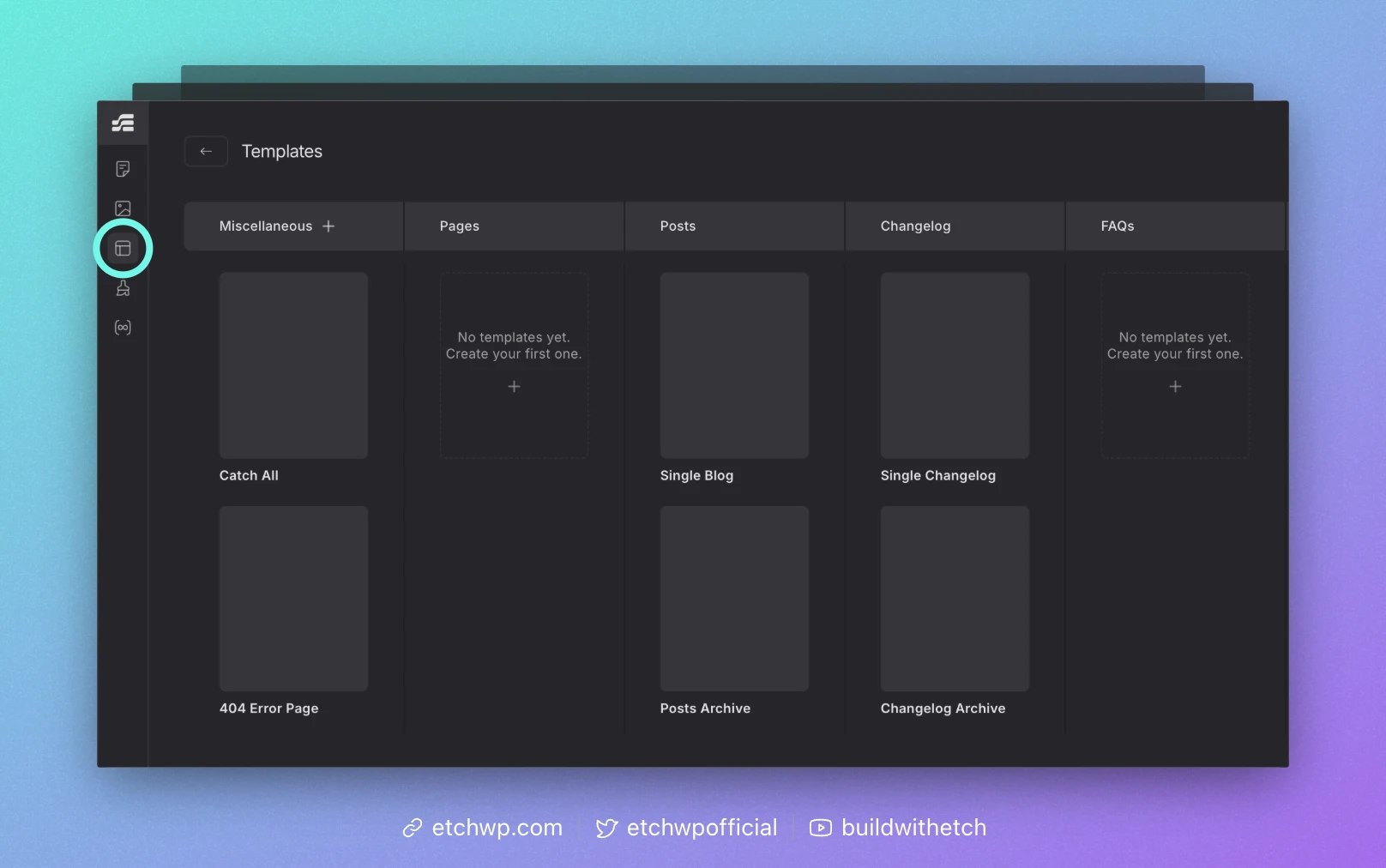Template Manager UI